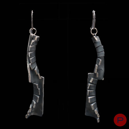 ALINA ALAMOREAN - 2008- PAIRE DE BOUCLES D'OREILLES
