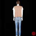 PIERRE CARDIN CRÉATION - CIRCA 1970 - GILET POUR HOMME