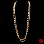 CHANEL - 1980/90'S- SAUTOIR  DOUBLE