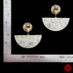 CHRISTIAN ASTUGUEVIEILLE - 1980/90'S- PAIRE DE BOUCLES D'OREILLES