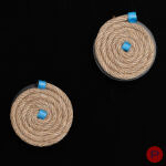 CHRISTIAN ASTUGUEVIEILLE - 1980/90'S- PAIRE DE BOUCLES D'OREILLES