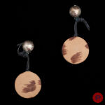 CHRISTIAN ASTUGUEVIEILLE - 1980/90'S- PAIRE DE BOUCLES D'OREILLES