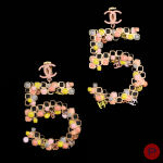 CHANEL - 2000/10'S- PAIRE DE BOUCLES D'OREILLES