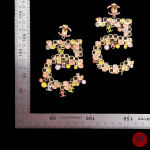 CHANEL - 2000/10'S- PAIRE DE BOUCLES D'OREILLES