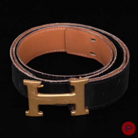 HERMÈS - CIRCA 1985  - CEINTURE H