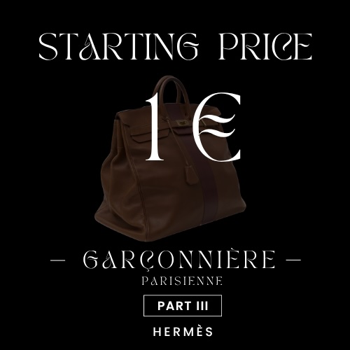 STARTING PRICE : 1€ GARÇONNIÈRE PARISIENNE PART III HERMÈS