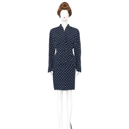 THIERRY MUGLER - 1990'S - TAILLEUR, VESTE, JUPE