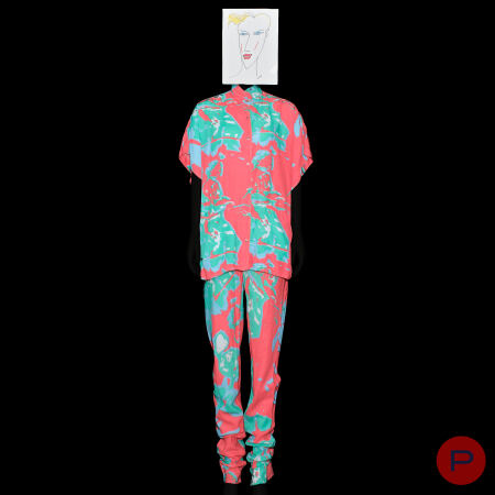 E. DE SENNEVILLE - PRINTEMPS-ÉTÉ 1985 - ENSEMBLE, CHEMISE, PANTALON