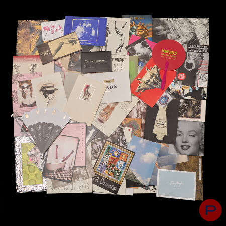 CHANEL, THIERRY MUGLER, SONIA RYKIEL, PRADA, YOHJI YAMAMOTO, KENZO, JEAN-CHARLES DE CASTELBAJAC, CHANTAL THOMASS, CHRISTIAN LACROIX, CHRISTIAN DIOR, ELLE, ROMÉO GIGLI, SCHIAPARELLI, LOLITA LEMPICKA, CHRISTIAN LOUBOUTIN, 