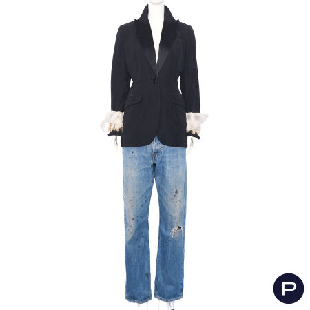 BALENCIAGA X NICOLAS GHESQUIÈRE - VESTE SMOKING
