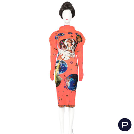 PLEATS PLEASE X TADANORI YOKOO - PRINTEMPS-ÉTÉ 2000 - ROBE
