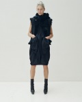 BALENCIAGA X NICOLAS GHESQUIÈRE - AUTOMNE-HIVER 2004/05 - VESTE SANS MANCHES