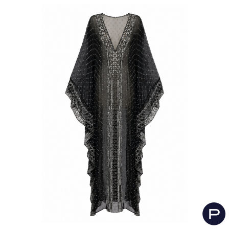 AZZARO X MAXIME SIMOENS - PRINTEMPS-ÉTÉ 2018 - CAFTAN, FOND DE ROBE