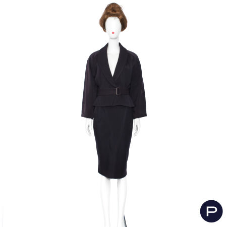 ALAÏA - CIRCA 1986 - ENSEMBLE, VESTE, JUPE