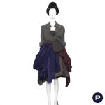 YOHJI YAMAMOTO - PRINTEMPS-ÉTÉ 2011 - ENSEMBLE, CHEMISE, JUPE