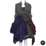 YOHJI YAMAMOTO - PRINTEMPS-ÉTÉ 2011 - ENSEMBLE, CHEMISE, JUPE