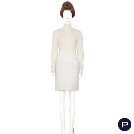 CHANEL BOUTIQUE - 1990'S - JUPE