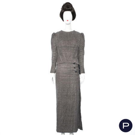 YOHJI YAMAMOTO - PRINTEMPS-ÉTÉ 2010 - ENSEMBLE, HAUT, JUPE