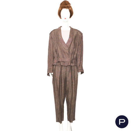 ANNE MARIE BERETTA - 1980'S - ENSEMBLE, VESTE, PANTALON