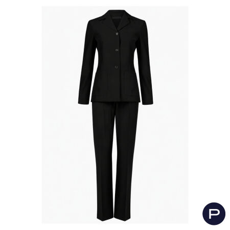 PRADA X MIUCCIA PRADA - PRINTEMPS-ÉTÉ 1996 - TAILLEUR-PANTALON
