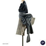 COMME DES GARÇONS NOIR - AUTOMNE-HIVER 1985/86 - ENSEMBLE, HAUT, JUPE