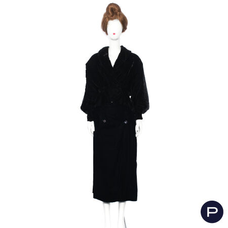 ROBERTO FABRIS - CIRCA 1984 - ENSEMBLE, VESTE, JUPE