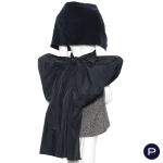 COMME DES GARÇONS NOIR - AUTOMNE-HIVER 1985/86 - ENSEMBLE, HAUT, JUPE
