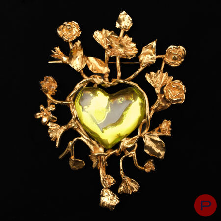 CHRISTIAN LACROIX - 1990'S- BROCHE