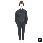 ALAÏA - PRINTEMPS-ÉTÉ 1986 - ENSEMBLE, VESTE, PANTALON
