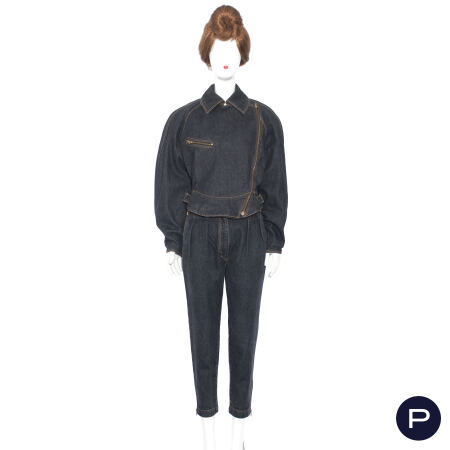 ALAÏA - PRINTEMPS-ÉTÉ 1986 - ENSEMBLE, VESTE, PANTALON